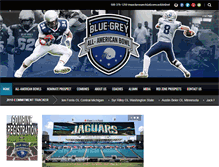 Tablet Screenshot of bluegreyfootball.com